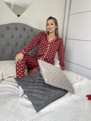 Pijama Debora Poá Vermelho