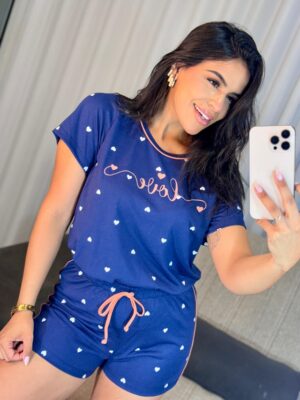 Pijama Manguinha Love