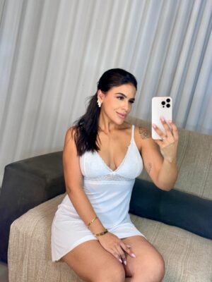 Camisola renda branca