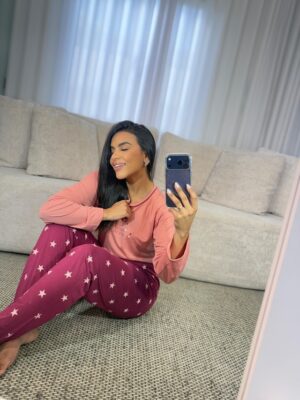 Pijama longo coisas boas estão por vir
