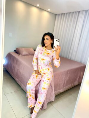 Pijama longo ursinho Pooh