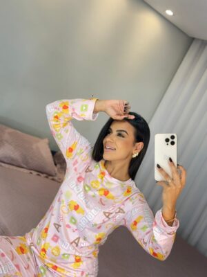 Pijama longo ursinho Pooh