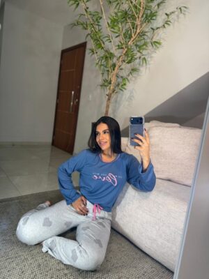 Pijama longo love