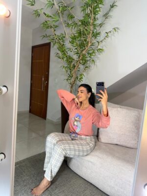 Pijama longo preguiça