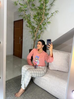 Pijama longo preguiça