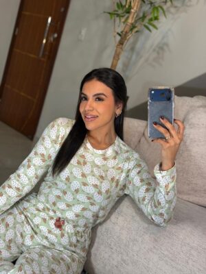 Pijama longo carneiros